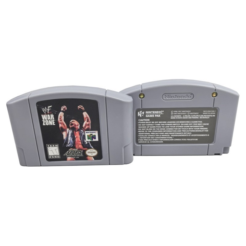 WWF War Zone Game Cartridge For Nintendo 64 Console USA Version Video Game
