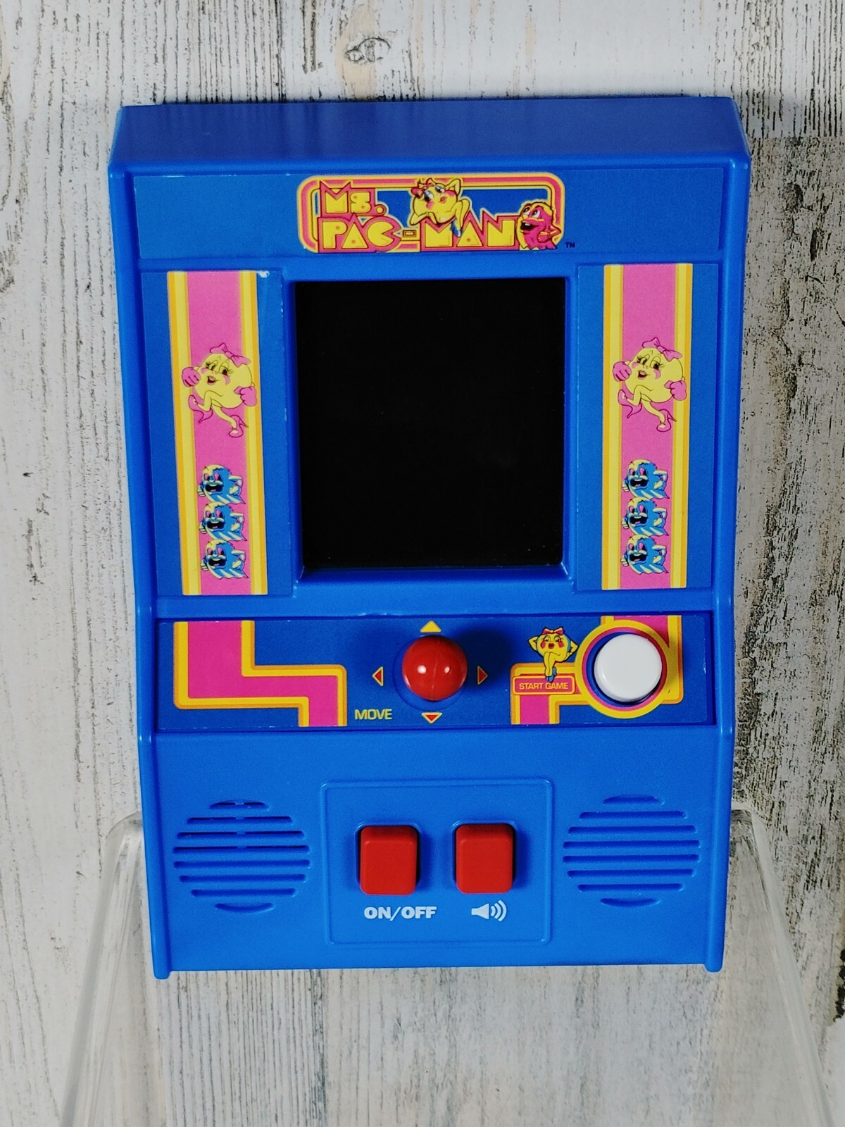 Ms. Pac-Man Retro Mini Arcade Handheld Game Bandai Namco – WORKS GREAT