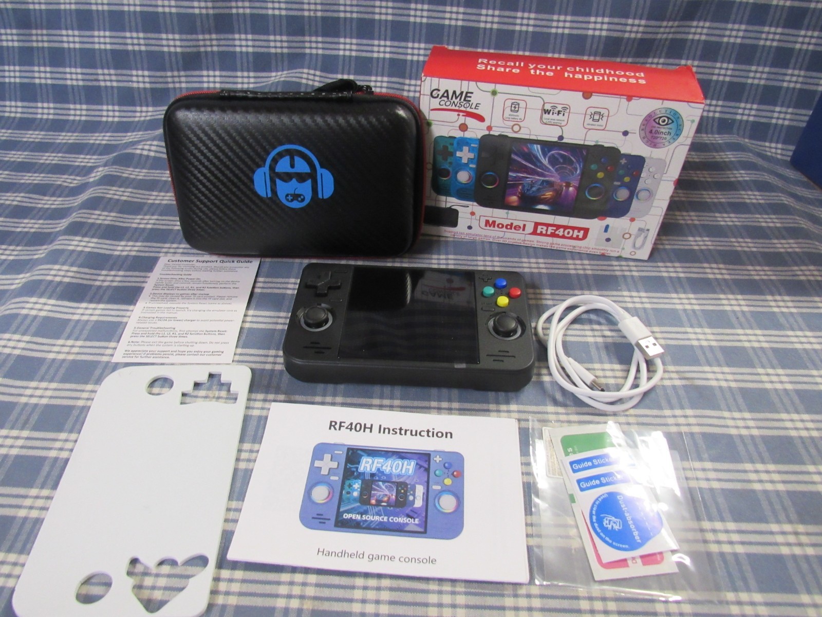 RF40H Retro Handheld Game Console 4.0″ Pre-Loaded Games (Open Box) FREE SHIPPING