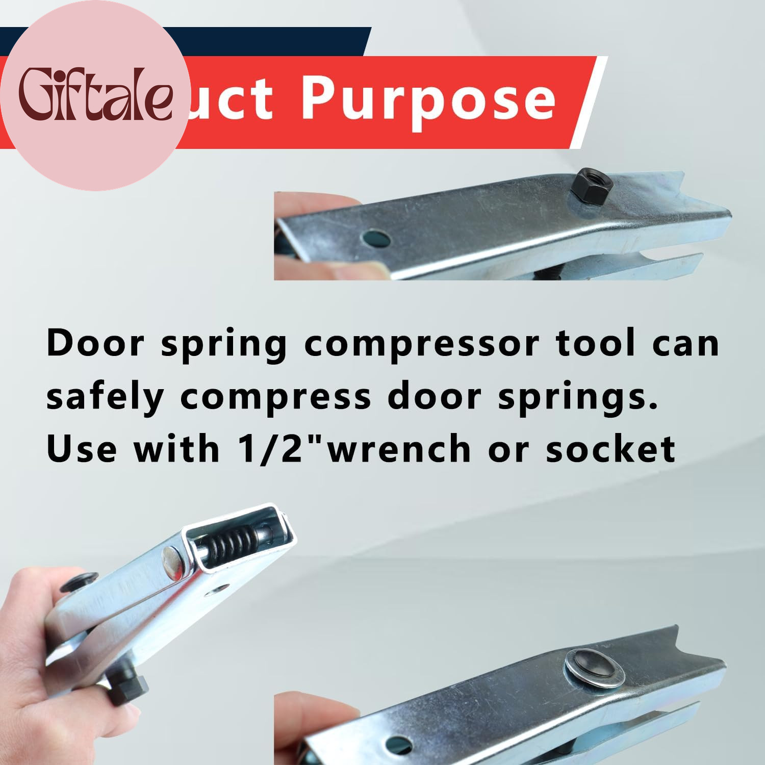 Door Hinge Pin and Bushing Kits for Door Hinge Repair with Door Spring Tool Comp
