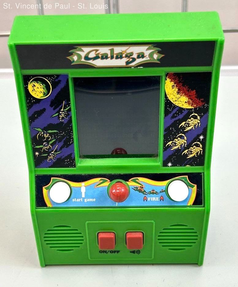Set of 2 Mini Arcade Galaga Mini AHand Held Arcade Video Machine Collectible