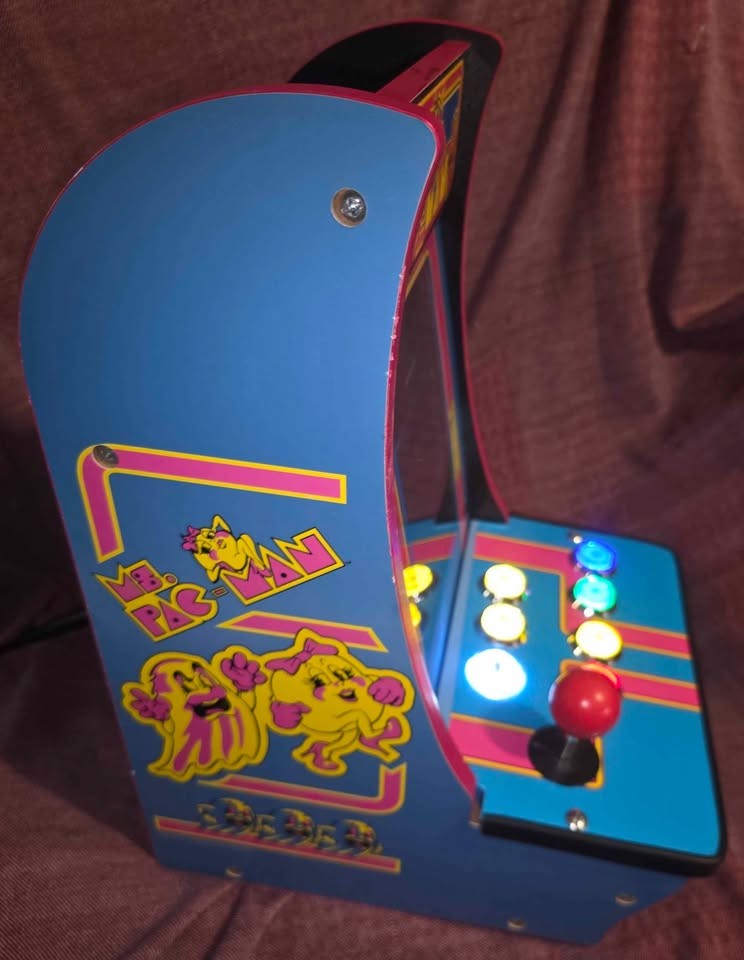 Custom Ms Pac-Man Countertop Arcade