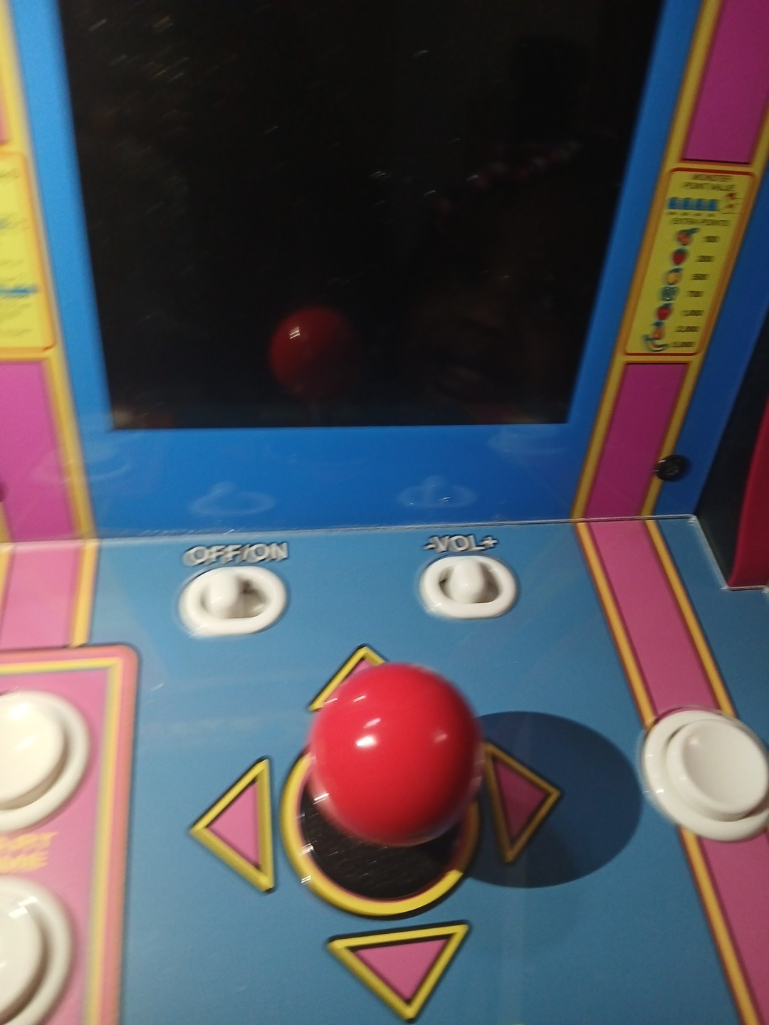 Arcade 1up 8261 Ms Pac-Man Tabletop Arcade GameSystem 16″ Tested – works