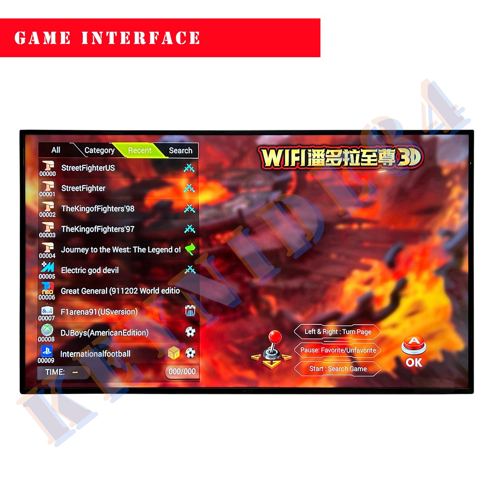 NEW 20000 Games Double Sticks Pandora Box ALL Metal Lengthen 3D WiFi Retro Game