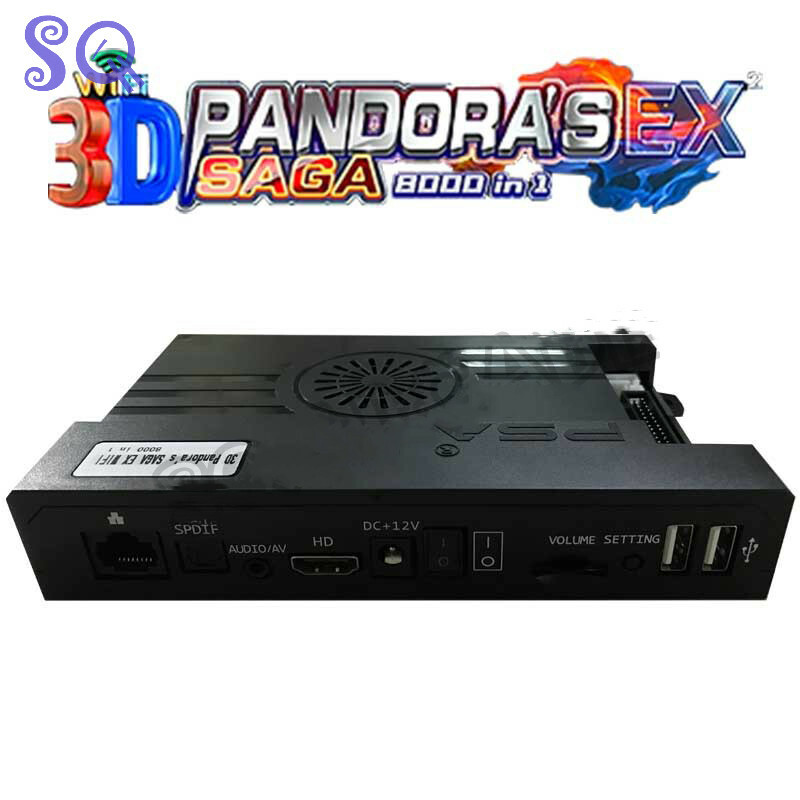 Pandora Box WiFi 3D Saga EX 8000 in 1 Game PCB Download More Arcade games HDMI