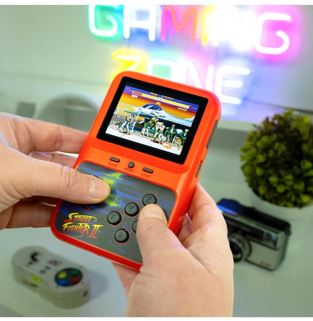 Street Fighter II Champion Edition Retro Color Handheld Game NEW