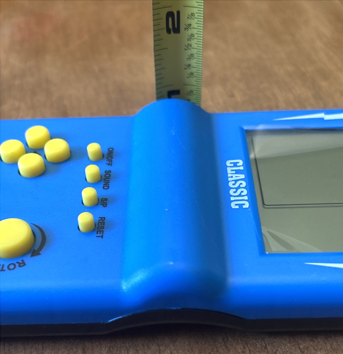 New In Box Classic Brick Game Console for the 80S/90S-Handheld-Blue-Works W/2 AA