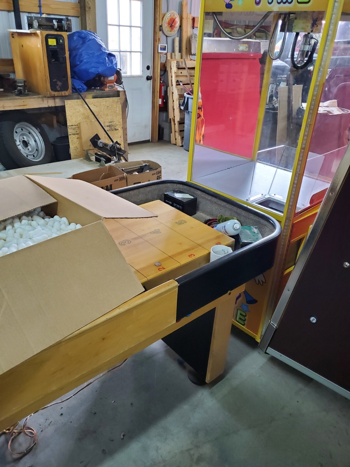 1 champion shuffle board arcade game coin-op have 4 in stock 16 to 22 ft