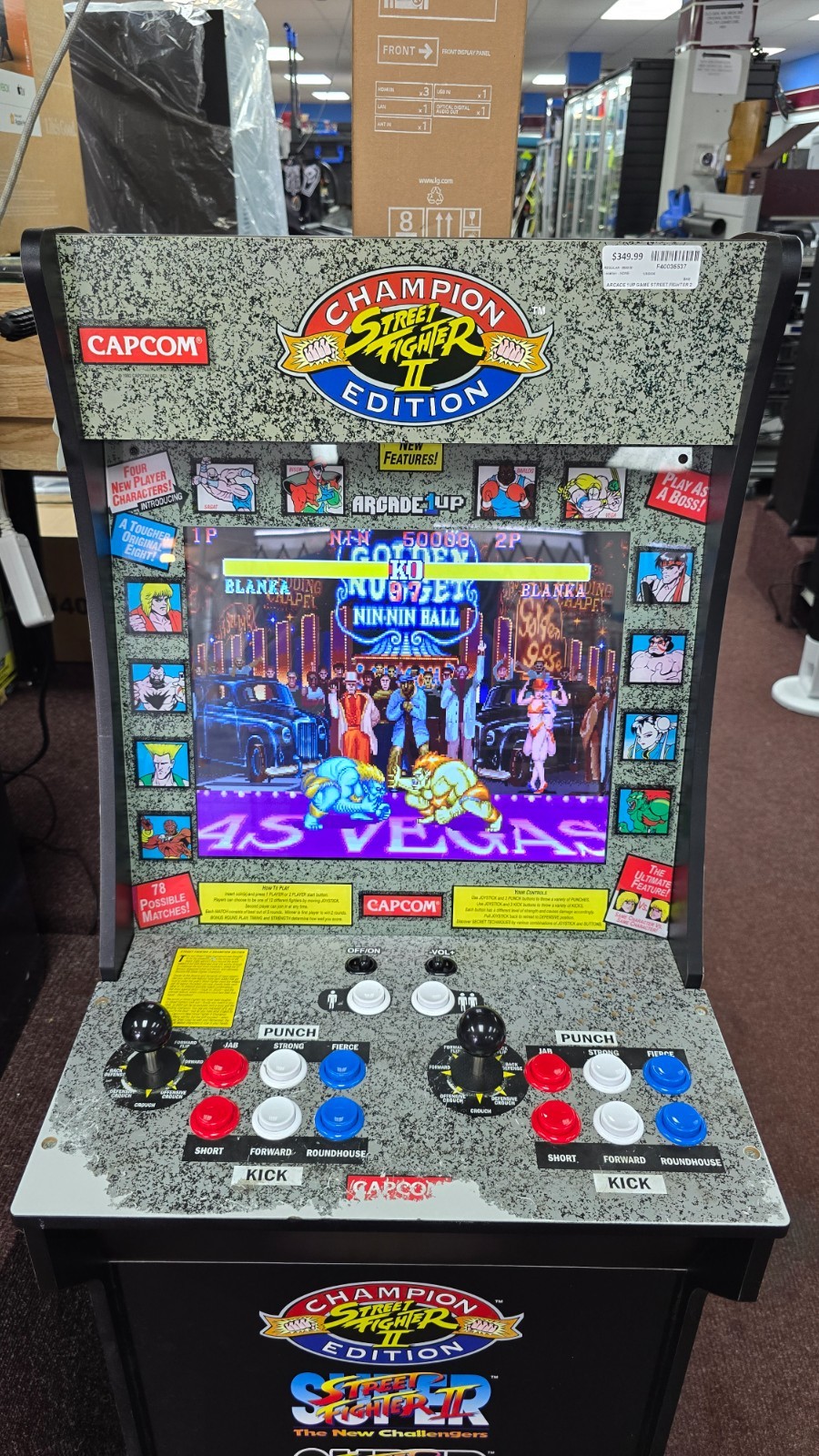 Arcade1Up Street Fighter 2 Retro Machine – 6658 GOOD