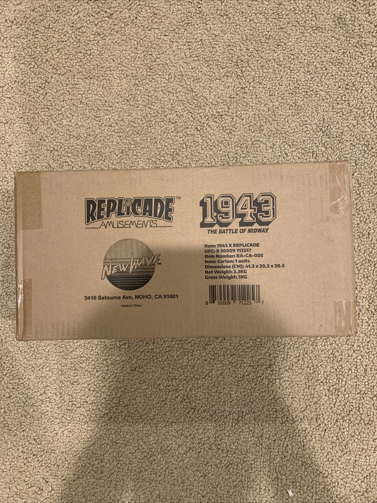 1943 New Wave Toys RepliCade 1/6 Scale Arcade Brand New!!