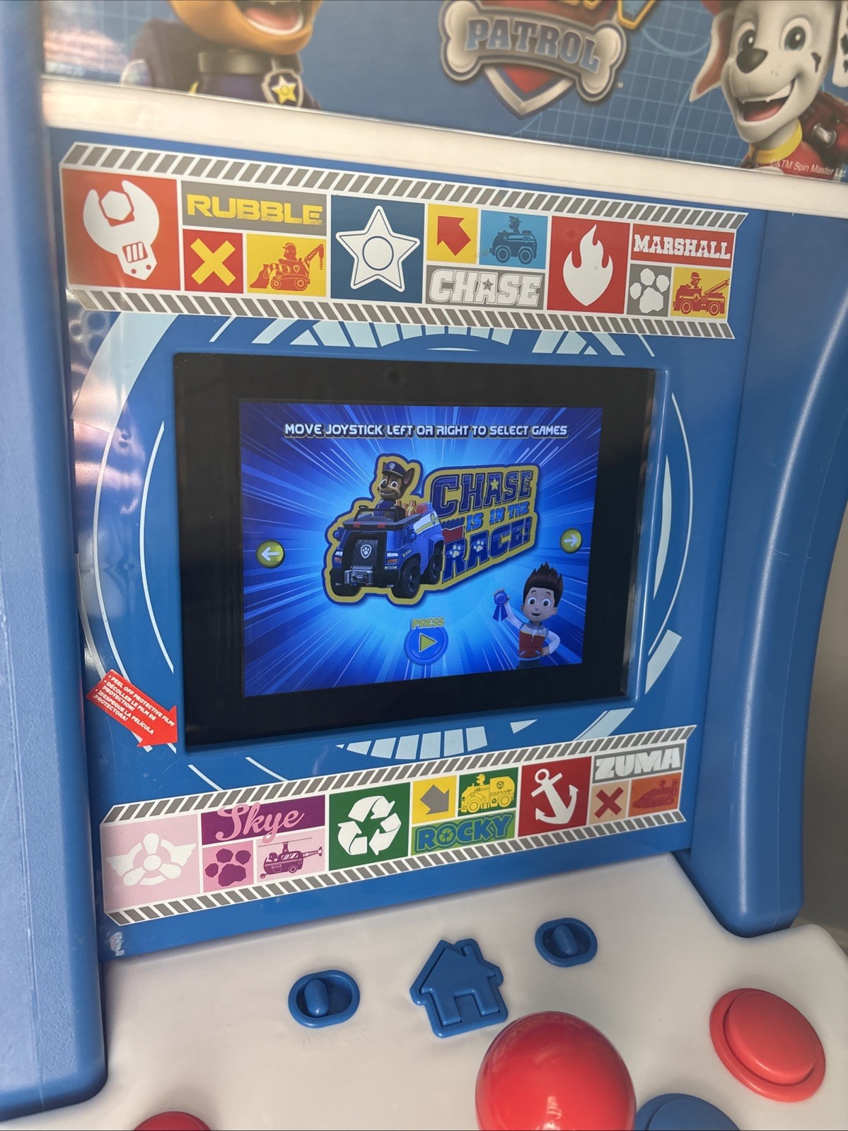 Arcade1up Paw Patrol Jr Video Game Tested Works No Stool