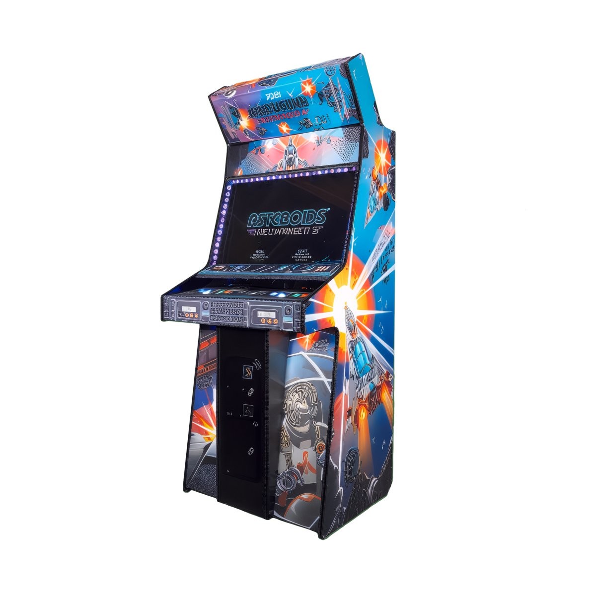 ALAN-1 Asteroids Recharged Pro Arcade Game – 2 Player