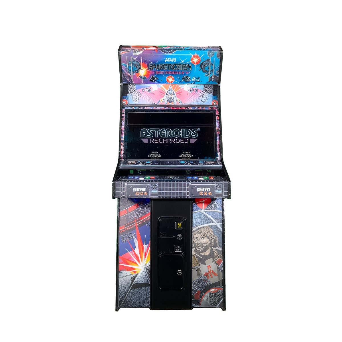 ALAN-1 Asteroids Recharged Pro Arcade Game – 2 Player