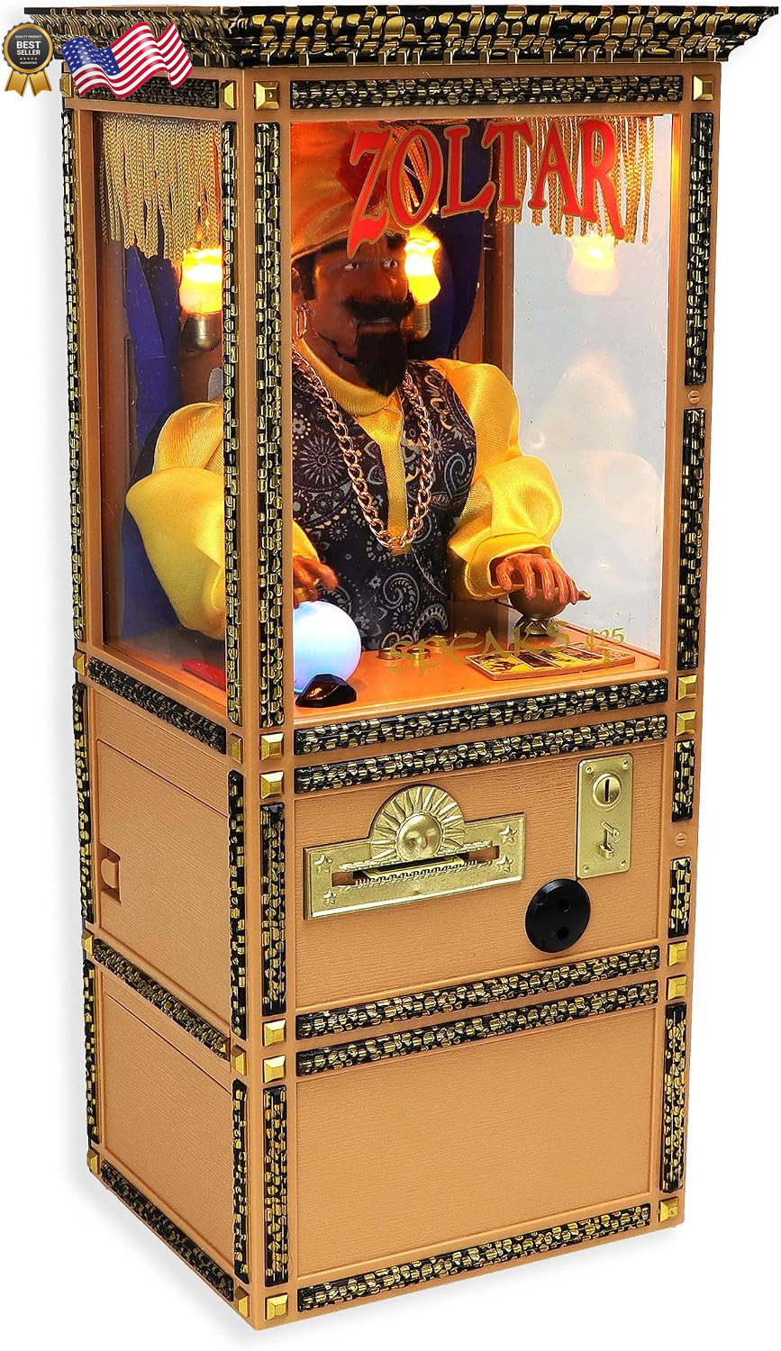 Zoltar Speaks Mini Replica Fortune Teller Machine 1/6 Scale Fully Animated