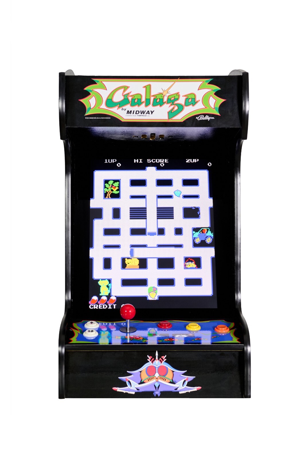 412 Game Retro Classic Arcade Cabinet – For Tabletop or Bar – Black