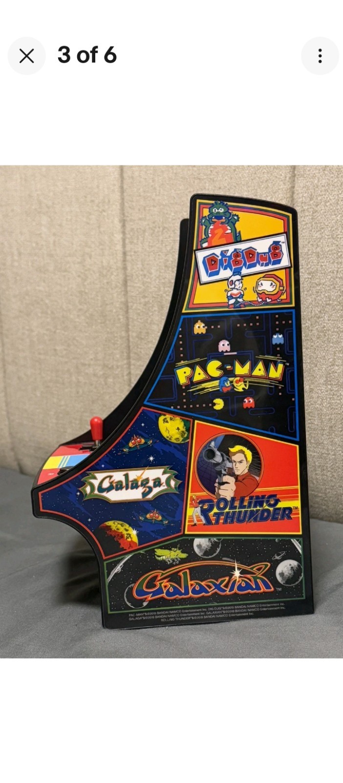 Namco Museum Mini My Arcade Table Top Arcade Game with Multiple Games