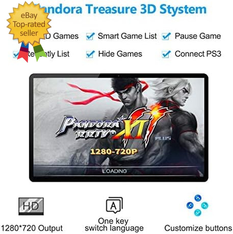 30000 Classic Arcade Game Machine 2 Players Pandoras Box 11 1280X720 Full HD Vid