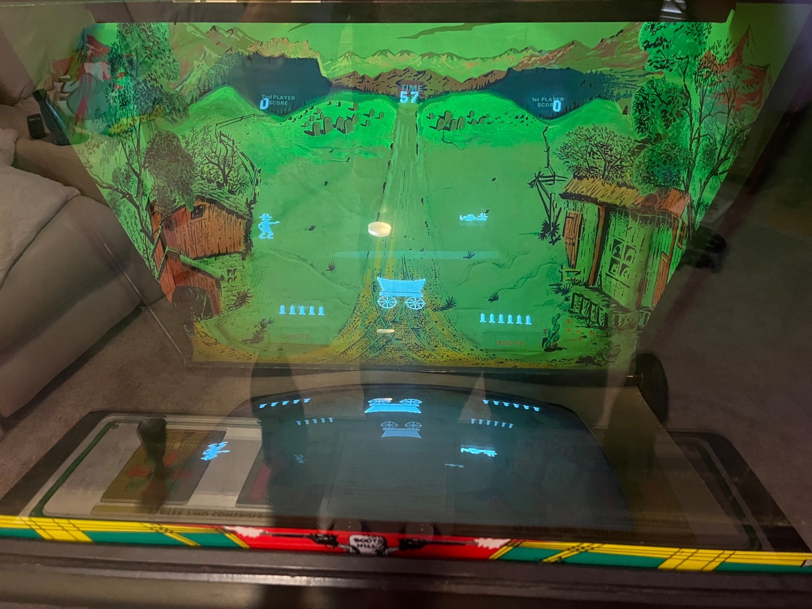 1977 Boot Hill Arcade Machine by Midway Co. RARE & WORKING!