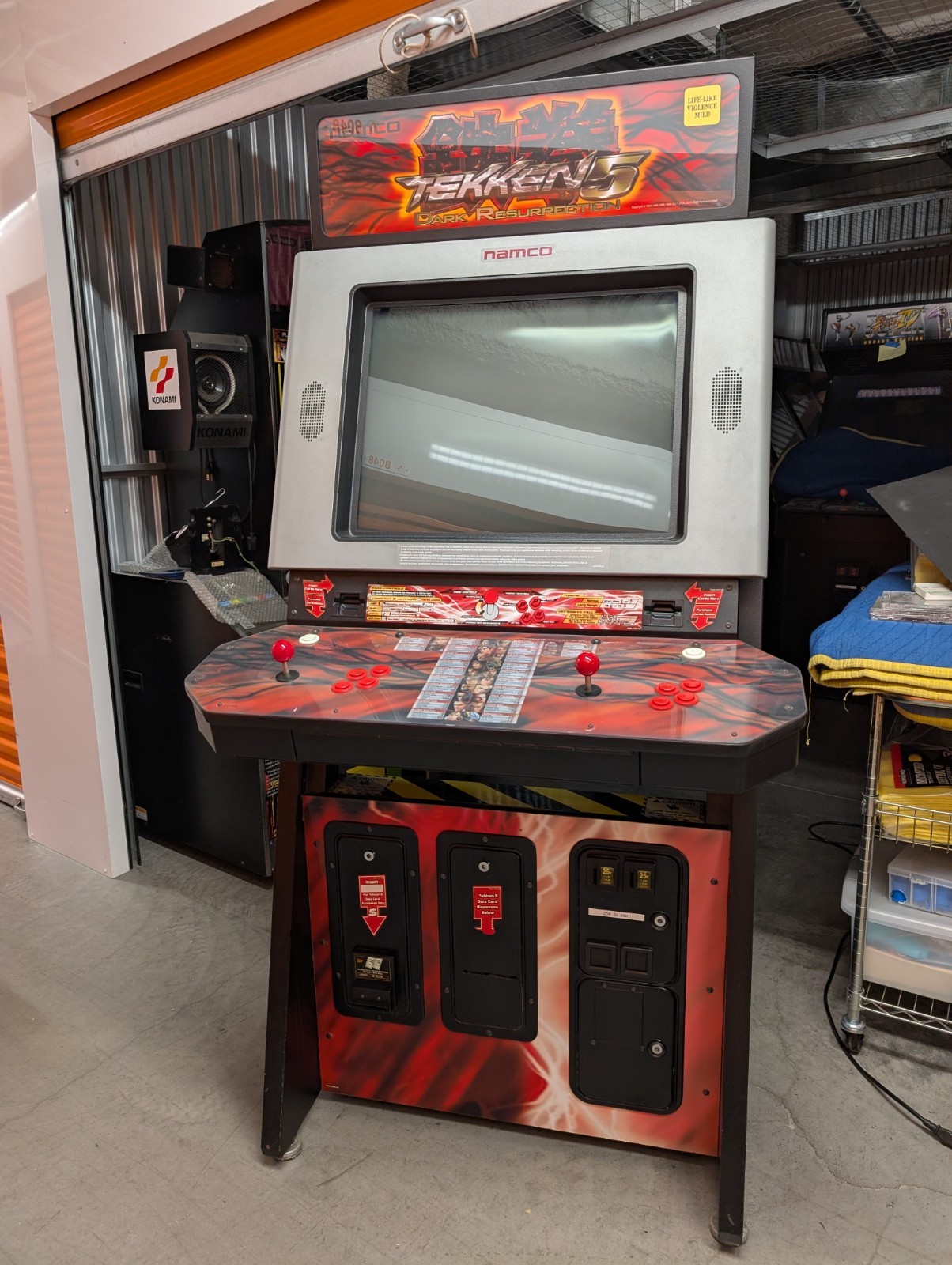 Namco Tekken 5 Dark Resurrection Updated Arcade Cabinet Machine – Works Great