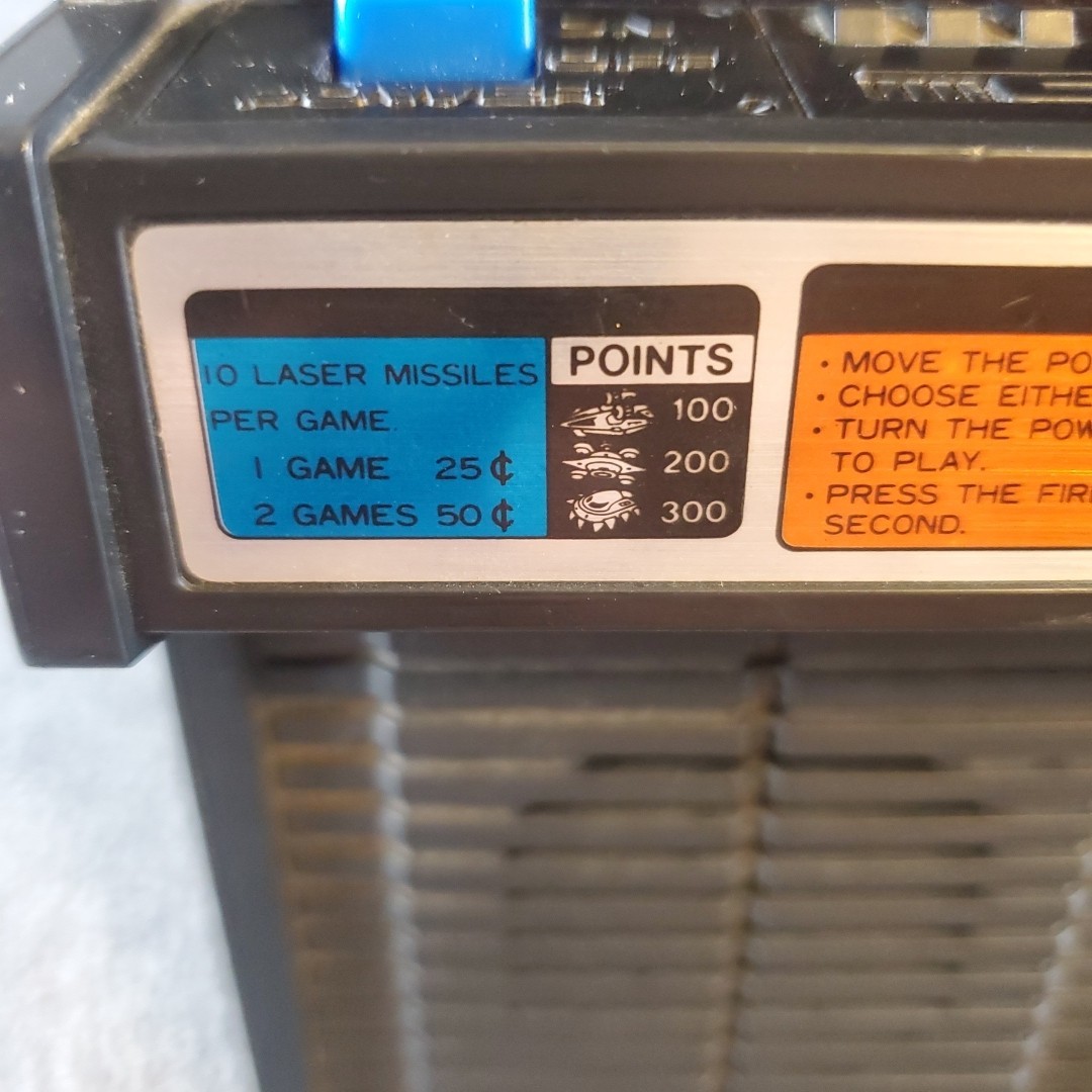 vintage tomy mini arcade cosmic clash space monster ship toy game (READ)