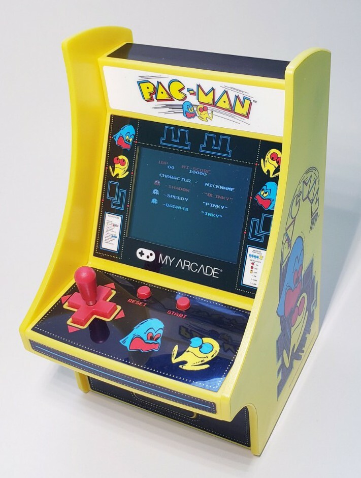 1980 Mini Pac-Man Arcade Bandai Namco Gently Used – My Arcade – WORKS