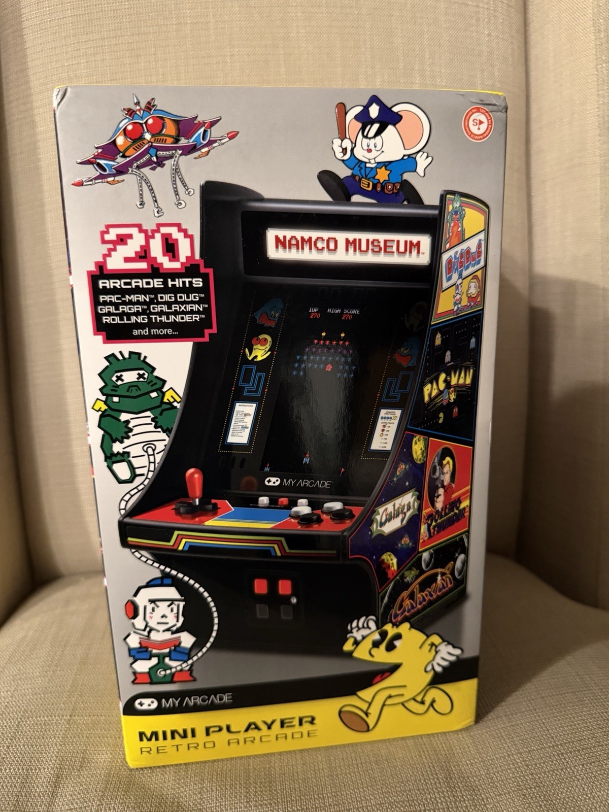 New My Arcade Mini Player Retro Arcade Bandai Namco Museum Hits (20 in 1)
