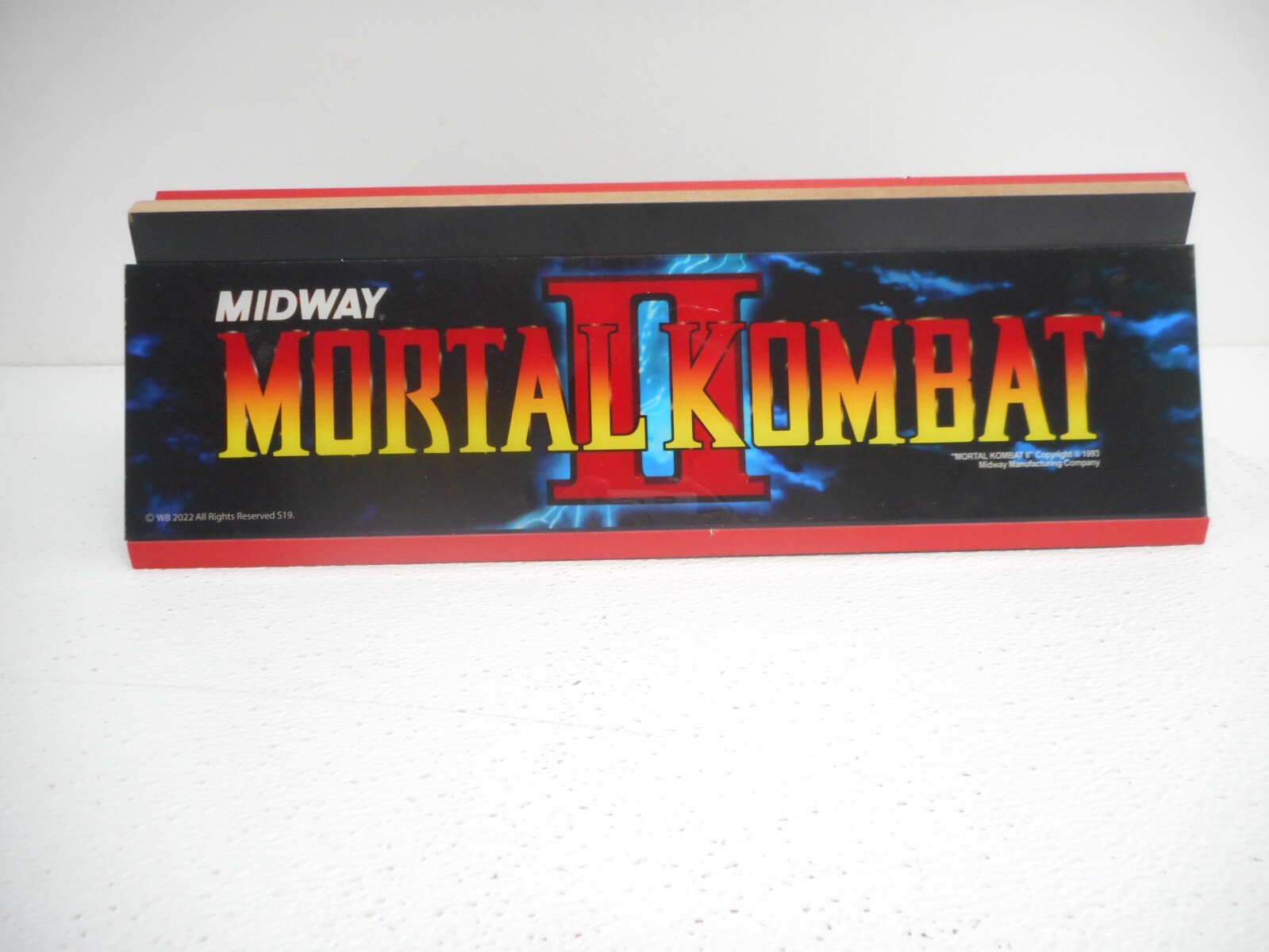Arcade1Up – Mortal Kombat II Deluxe Arcade Game Front Sign with Speakers ONLY