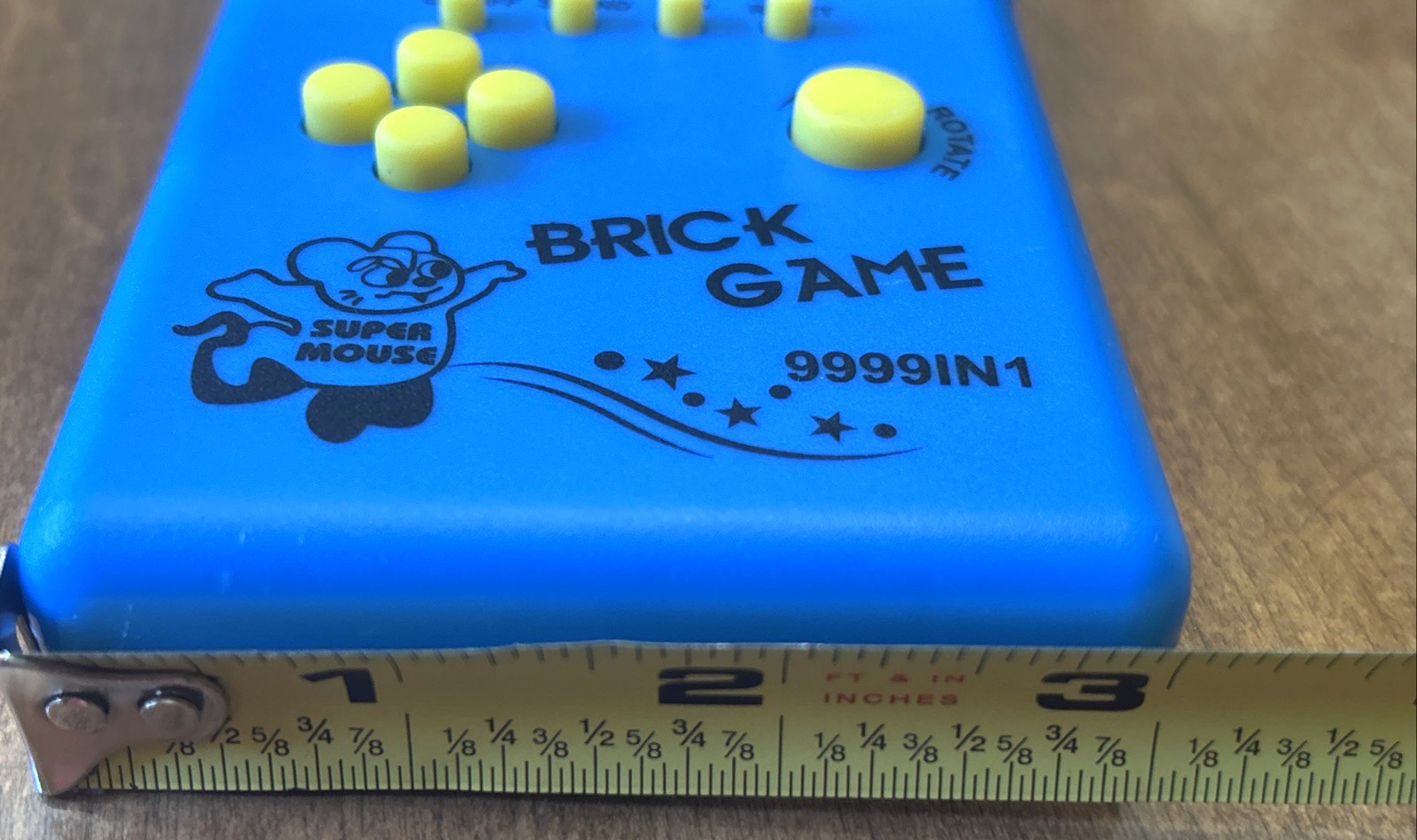 New In Box Classic Brick Game Console for the 80S/90S-Handheld-Blue-Works W/2 AA