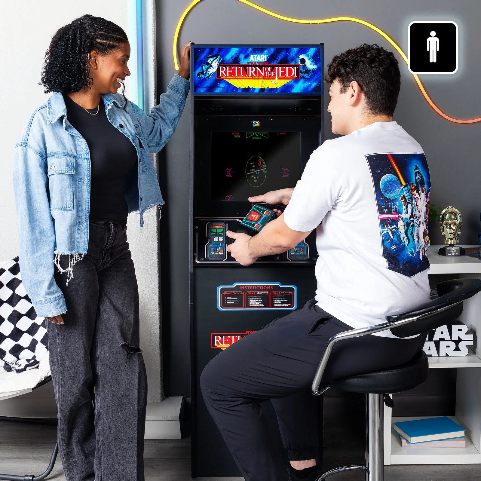 Arcade Classics Atari Star Wars Ultra Series Free Standing Electronic Game 17″
