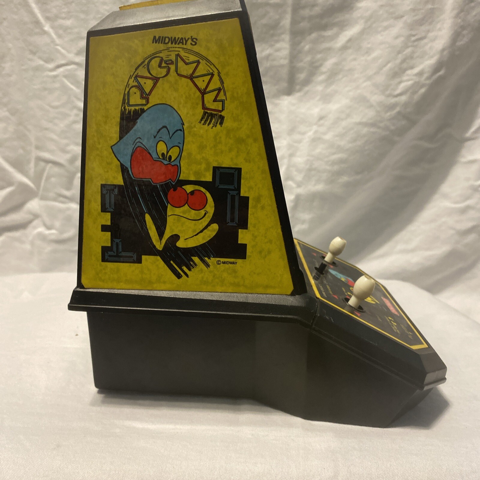 COLECO Mini Arcade PAC-MAN Video Game Tabletop Midway Vintage Vtg TESTED WORKS
