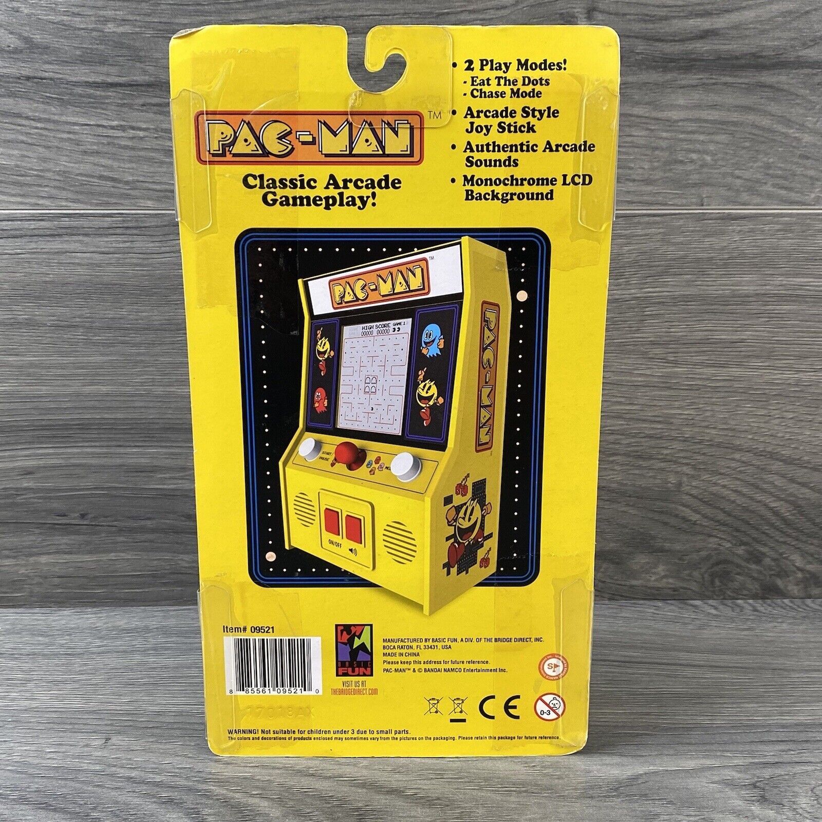 Pac-Man Mini Game Arcade Machine Handheld Classic Retro Tabletop