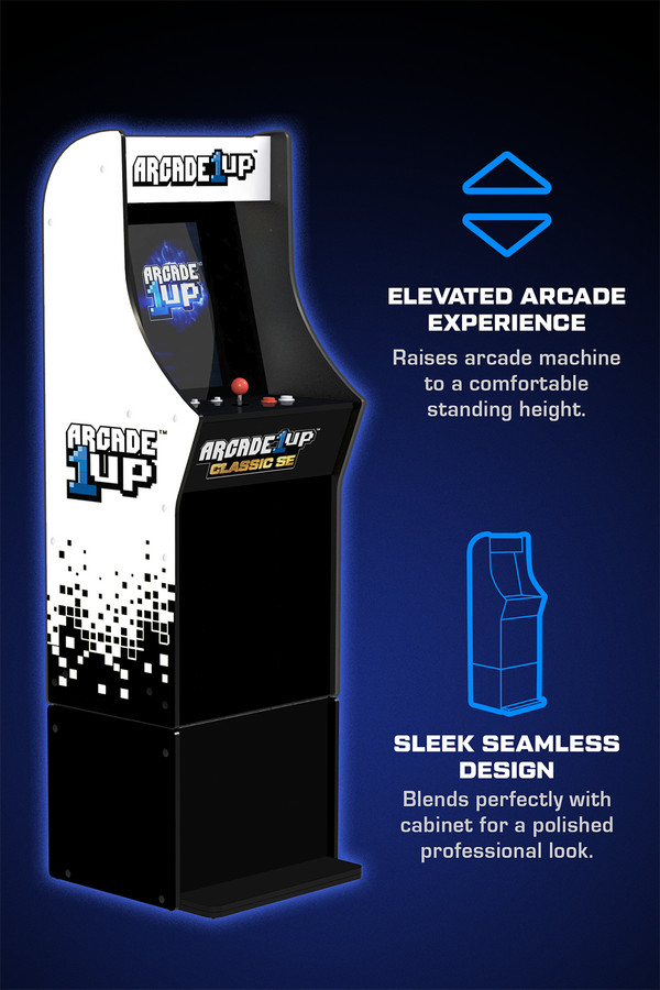 Classic SE Arcade Machine Riser Added Height Enhanced Gameplay Sturdy Gaming