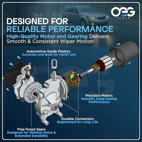 OEG Parts New Windshield Wiper Motor Compatible with Chevy Equinox 2010-2017,