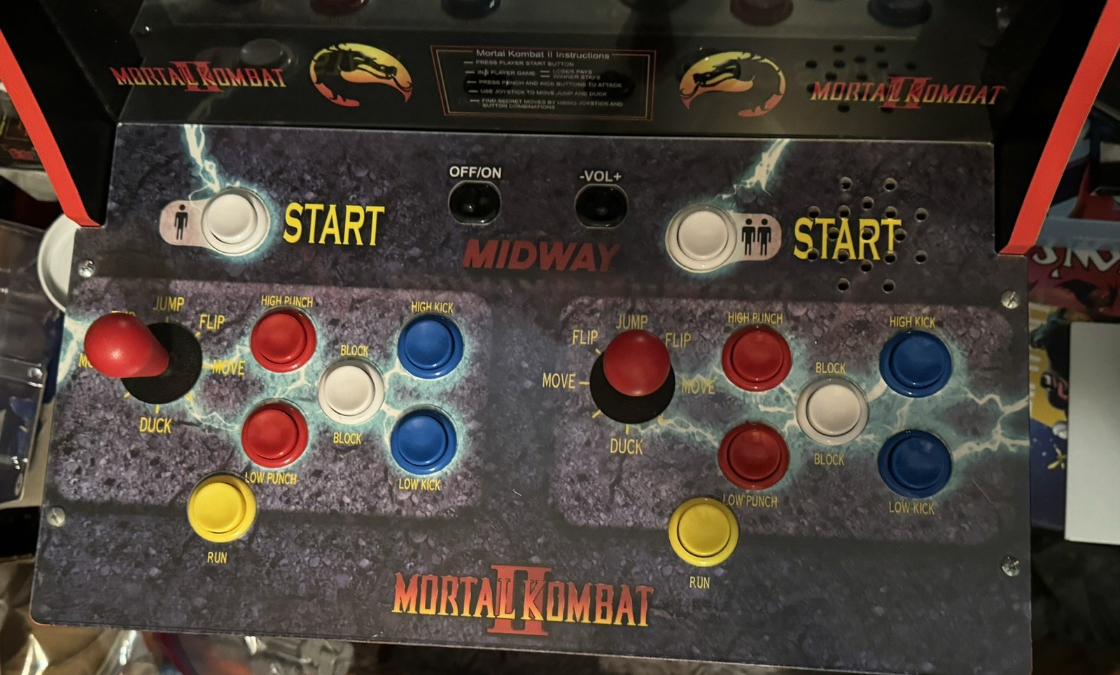 Mortal Kombat II ARCADE 1UP Cabinet Prebuilt