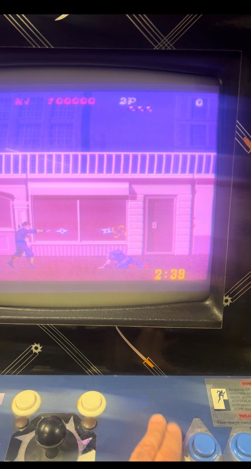 SHINOBI ARCADE MACHINE by SEGA 1987 (Excellent Condition) *RARE*
