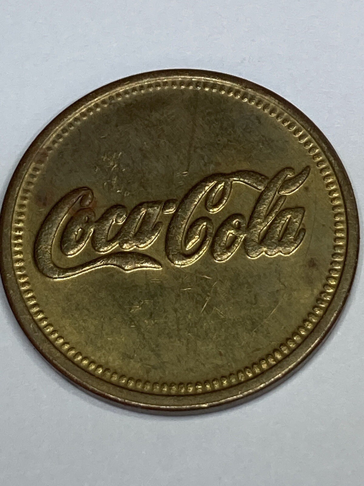 SCARCE PALACE PARK COCA-COLA ARCADE TOKEN IRVINE CALIFORNIA OBSOLETE #qe1