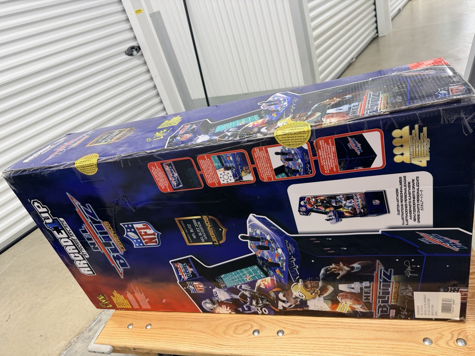 NEW Factory Sealed Arcade1Up NFL Blitz Legends WiFi 4 Player Arcade NFL-A-207410