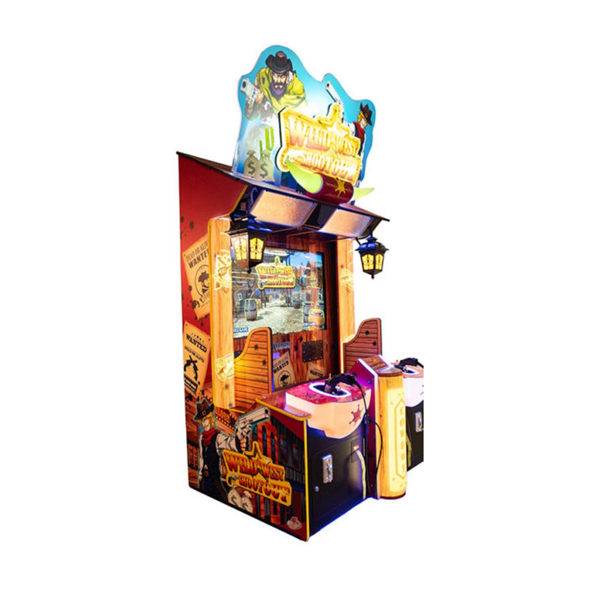 Coastal Amusements Wild West Shootout Redemption Arcade Game