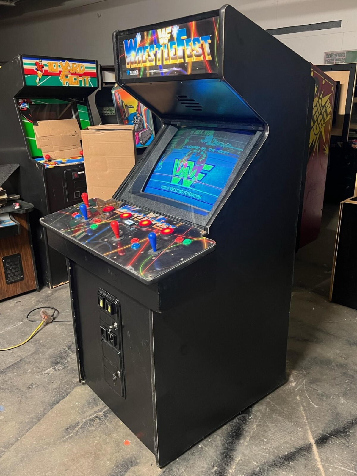 WRESTLEFEST ARCADE MACHINE by TECHNOS 1991 (Excellent Condition)
