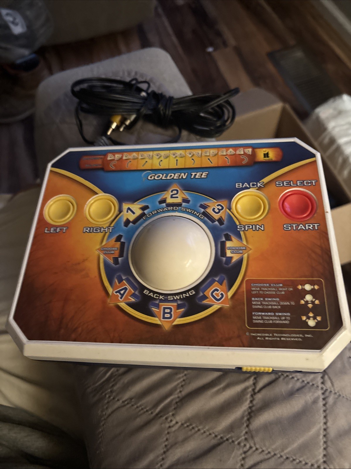 golden tee gulf plug and play tv game 2011 arcade game