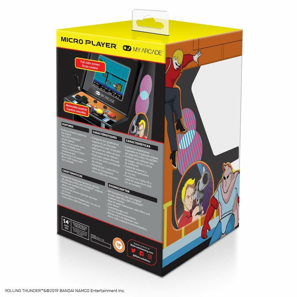 dreamGEAR Retro Arcade Rolling Thunder Arcade Video Game Bandai Namco from Japan