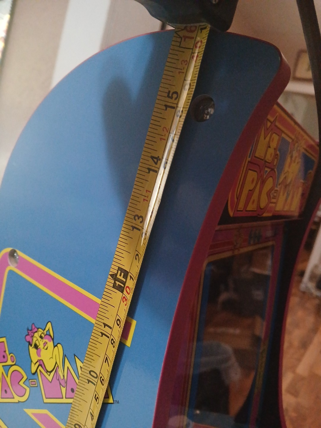 Arcade 1up 8261 Ms Pac-Man Tabletop Arcade GameSystem 16″ Tested – works