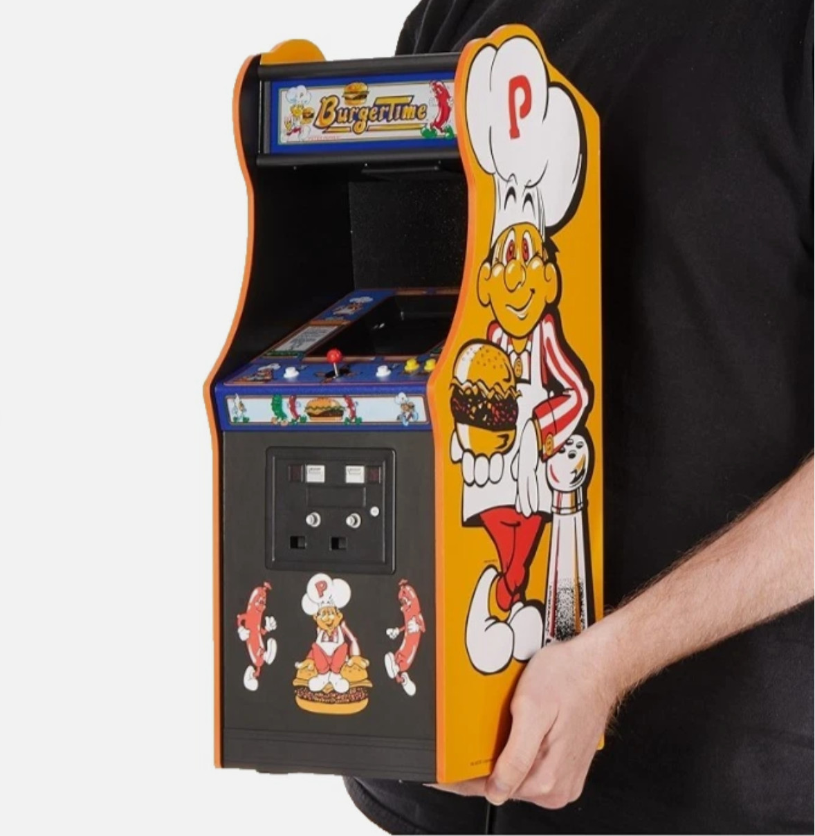Numskull Quarter Arcades Burger Time Collector’s Edition Mini Arcade – Retro 1/4
