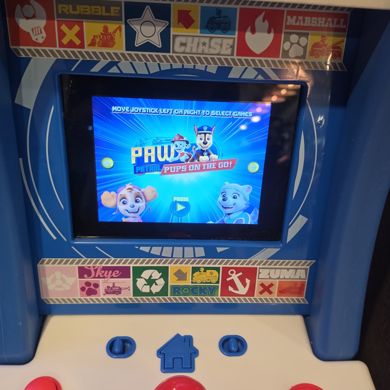 Arcade1up Paw Patrol Jr Video Game PAW-J-01340 TESTED w. Power Cord