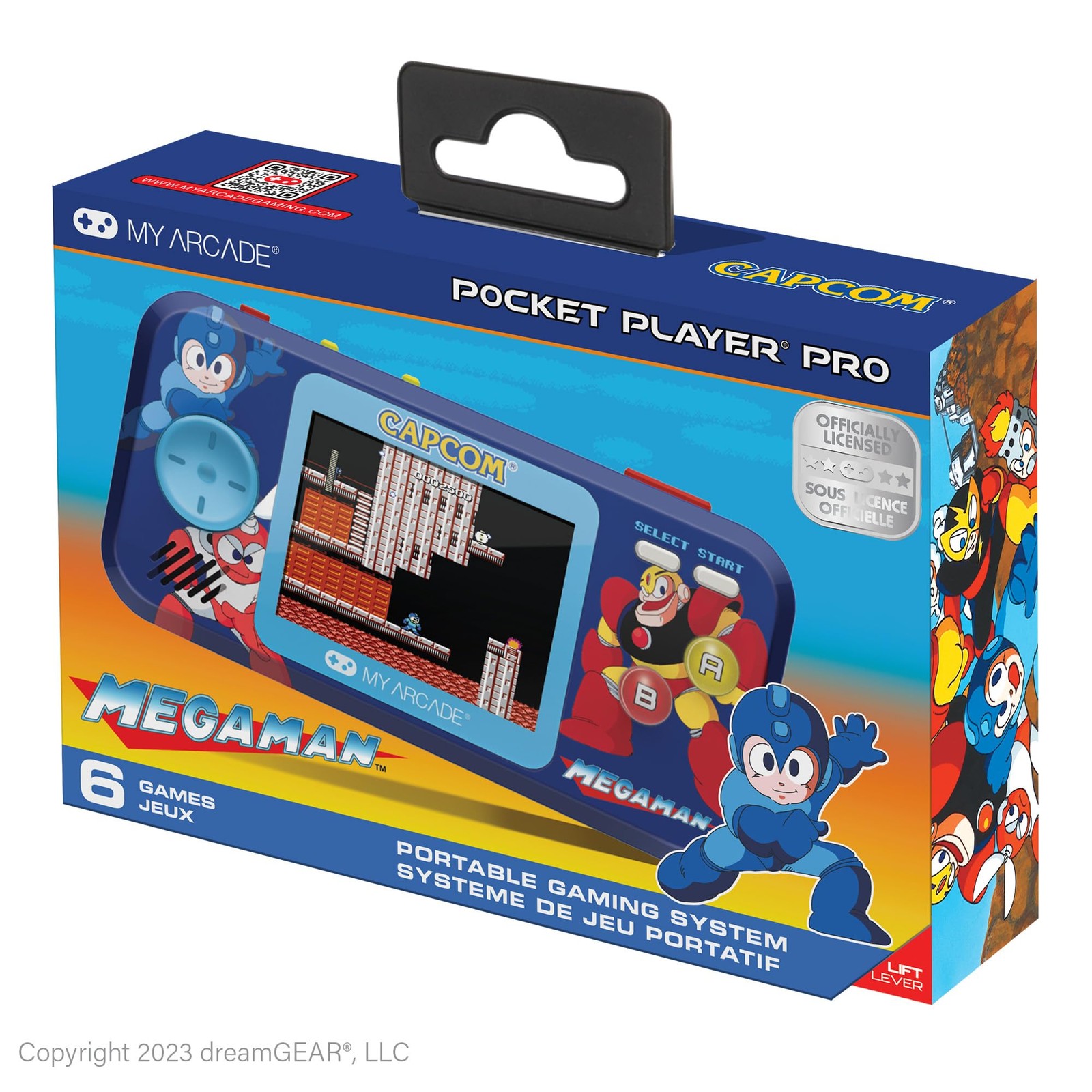 My Arcade Megaman Pocket Player Pro: Mega Man 5,75 x 6,75 x 5,5 Zoll, Multi