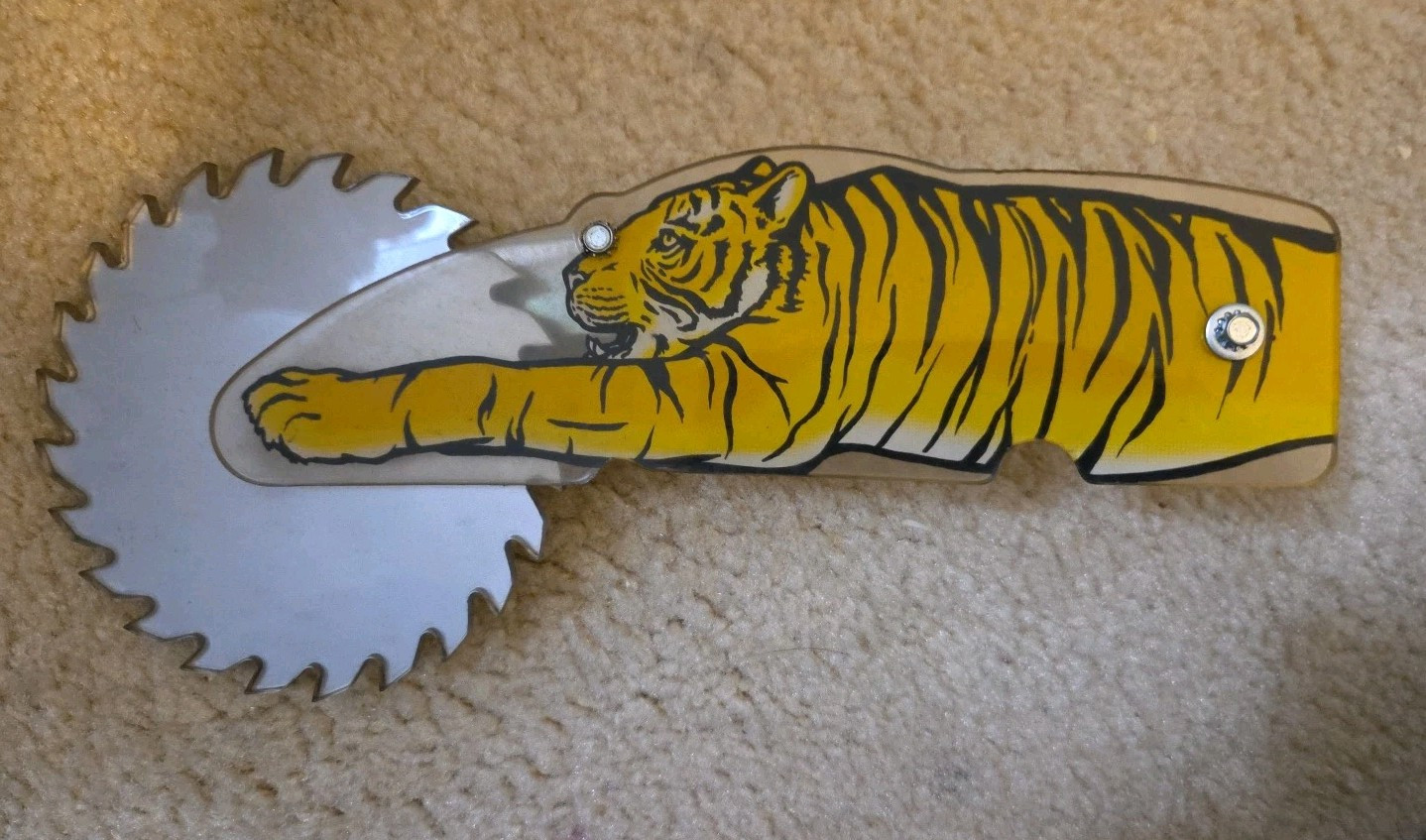 Theatre Of Magic Tiger Plastic Mounting Bracket Plastic Saw Wheel Bally Pinball