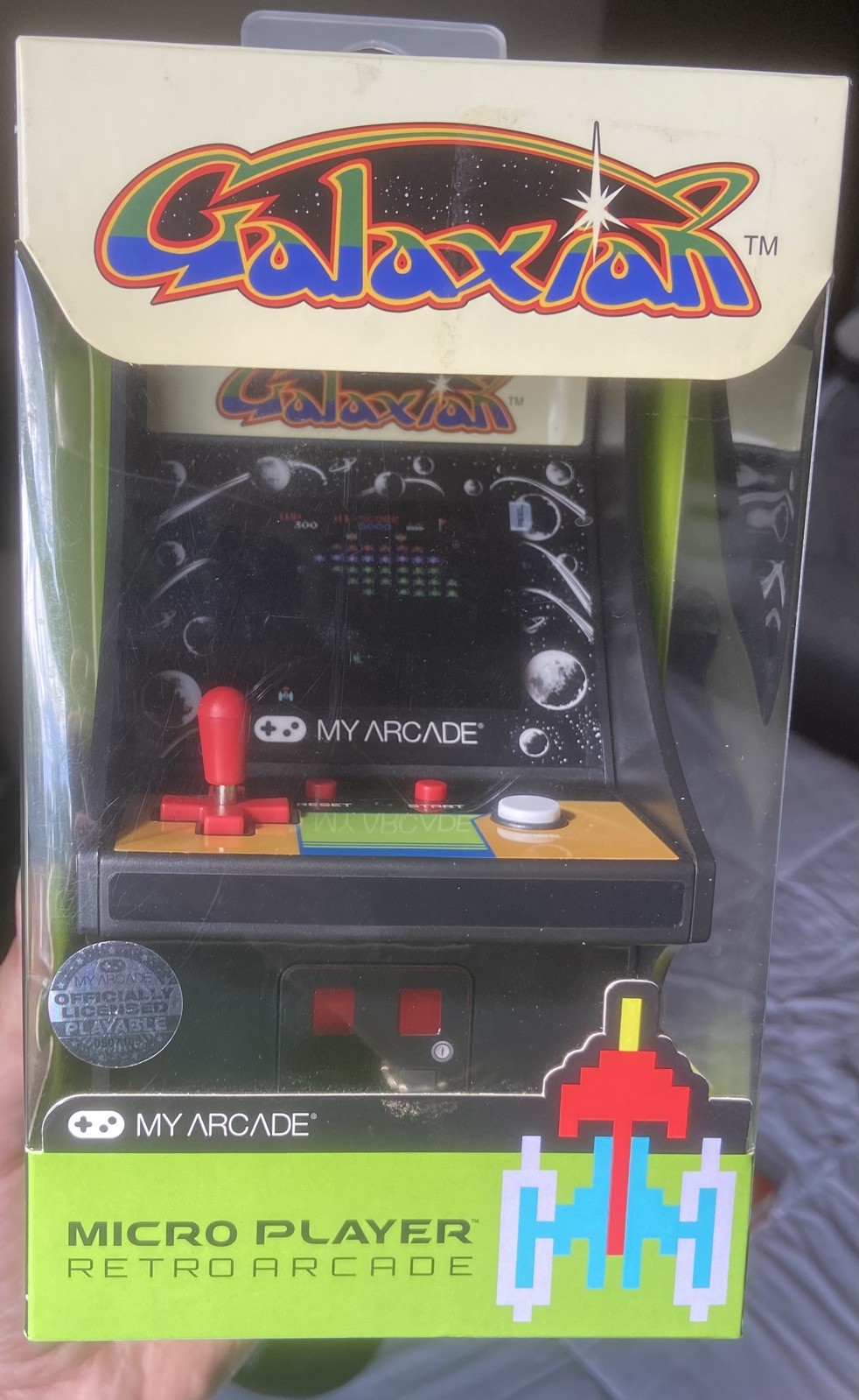 Galaxian My Arcade DGUNL-3223 Micro Player Tabletop Retro Arcade