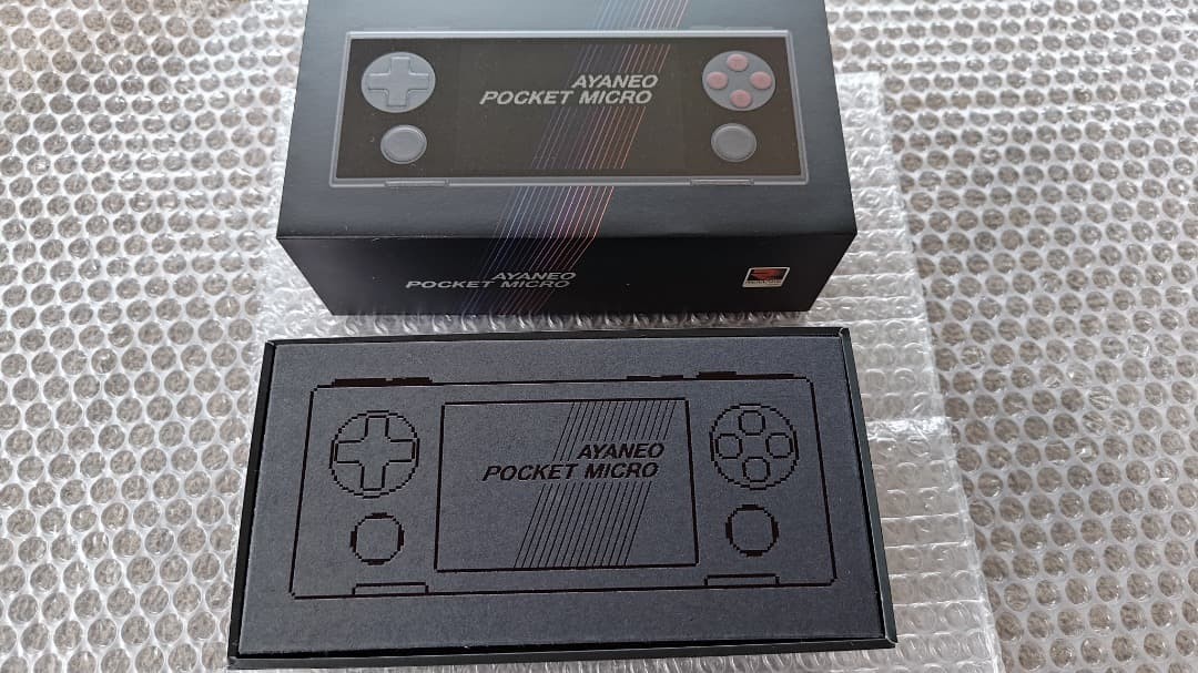 AYANEO Pocket MICRO Retro Gold 8GB 256GB Handheld Gaming Console Complete