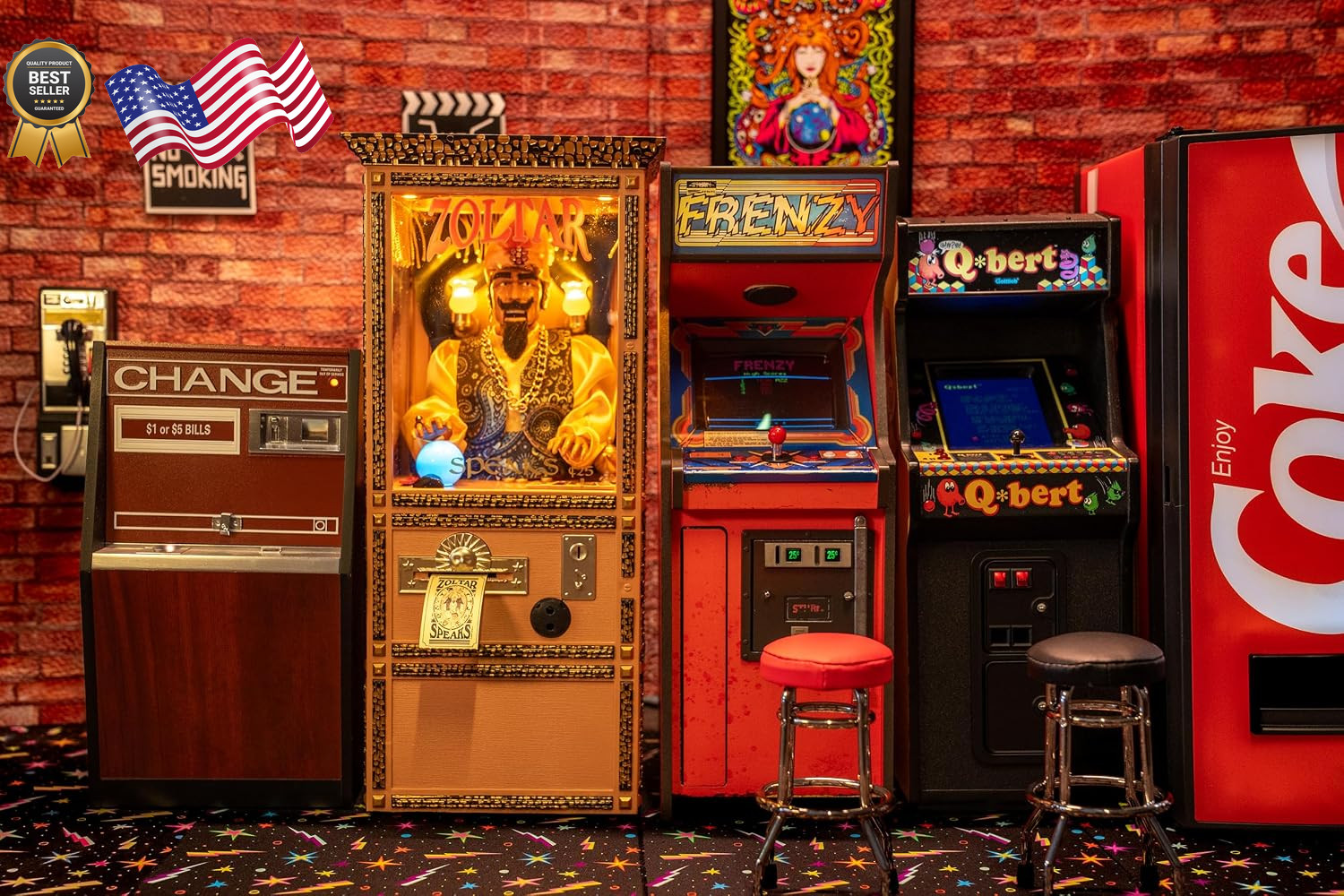 Zoltar Speaks Mini Replica Fortune Teller Machine 1/6 Scale Fully Animated