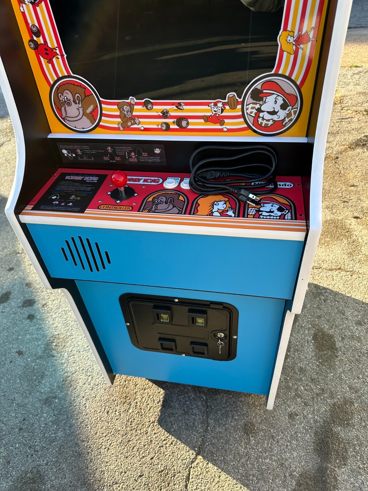 Donkey Kong Arcade Game, lots of new parts, Sharp with 60 games -Free shipping
